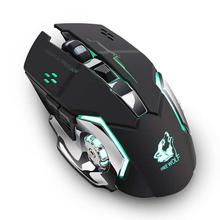 FashionieStore mouse Rechargeable X8 Wireless Silent LED Backlit USB Optical Ergonomic Gaming Mouse