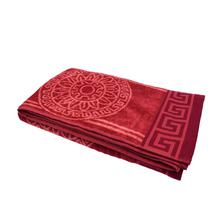 Zig Zag 70 x 145 cm Bath Towel (Red)