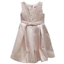 Light Peach Soft Jeans Frock For Girls