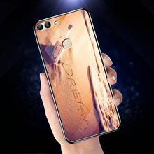 Luxury Tempered Glass Case For Huawei P Smart Case Silicon Nova Lite 2