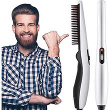 BELZER Beard and Hair Straightening Brush Electric Comb