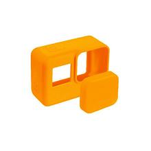 Orange Silicone Cover Protective Housing Case Silicone Lens Cap for Gopro Hero 5-GO211OR