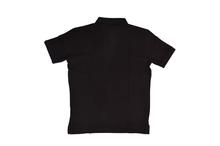 John Players Black Cotton Polo T-Shirt For Men - JP32TSCR1030