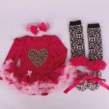 Newborn Baby Girl Clothes Brand Baby 4Pcs Clothing sets Tutu Romper