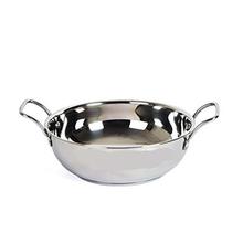 Stainless Steel Heavy Base Induction Kadai 3 liter