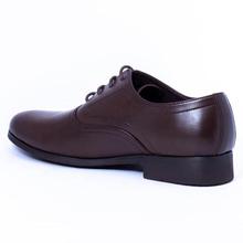 Caliber Shoes Coffee Lace Up Formal Shoes For Men (P518C)