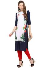 Women Floral Printed Straight Kurtis – Off White