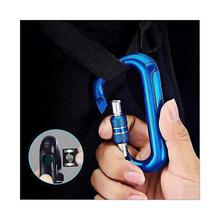 Rechargeable Safety Buckle Clip Usb Windproof Lighter (Color May Vary)