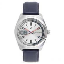 Fastrack Varsity White Dial Analog Watch for Men-3174SL01