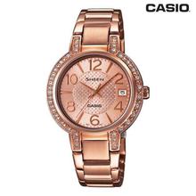 Casio Sheen Round Dial Analog Watch For Women -SHE-4800PG-9AUDR