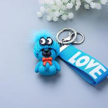 Cartoon Teddy Bear Keychain Cute Bear With Plush Hats