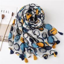 Korean Style Sun Protection Premium Printed Scarves For