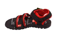 Utsav Men Sandal – Black & Red