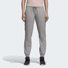 Adidas Grey Essentials Linear Cuffed Sport Inspired Pants For Women - CZ5737