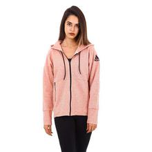 Adidas Coral Pink ID Stadium Hoodie For Women - CZ2935