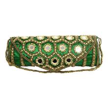Mirrored/Beaded Clutch For Women 