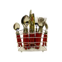 Cutlery Set With Holder-24 Pcs