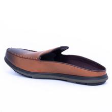 Caliber Shoes Tan Brown Casual Slip On Shoes For Men - ( 533 O)