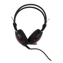 JEDEL JD-868 Wired Over-the-Ear Headphones - Black/Red