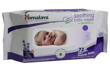 Himalaya Soothing Baby Wipes (72 sheets with 12pcs Free)