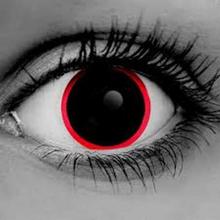 Neo Cosmo Red Border Dark Black Circle Crazy  Contact Lenses