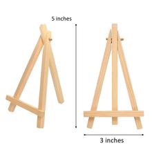 Mini Wooden Easel (3" x 5") - For Mini Canvas Display - Art Easel