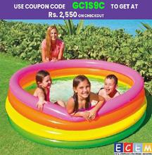 INTEX 58x13 Inch Inflatable Pool, Pool Tub