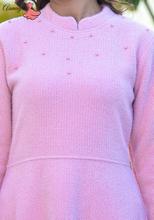 Light Pink Woolen Gathers Tunic For Women From Aamayra Fashion House