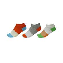 Happy Feet Pack of 6 Pairs of 100% cotton Printed Ankle Socks for Ladies (2012)