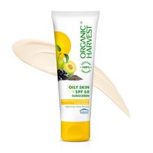 Organic Harvest Sunscreen Spf 60 +++ Uva/Uvb For Oily & Acne Skin -100g