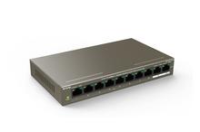 Tenda TEF1110P-8-102W 8-Port10/100Mbps+2 Gigabit Desktop Switch With 8-Port PoE