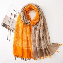 Korean Style Sun Protection Premium Printed Scarves For