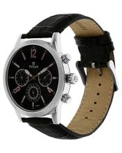 Titan Neo Black Dial Multifunction Watch For Men - 1734Sl02