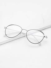 Symmetrical Flat Clear Lens Glasses