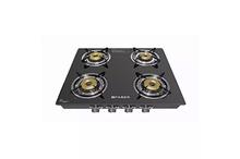 Faber Splendor 4BB SS AI- 4 Burner Gas Stove - Black