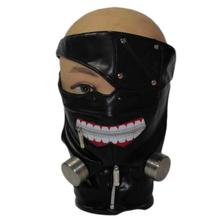 Black Tokyo Ghoul Full Cosplay Mask With Eye Patch