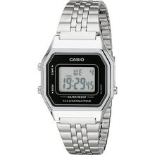 Casio Quartz, Digital Display and Stainless Steel Strap - EAW-LA-680WA-1DF Watch For Women