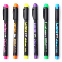 6 Colors Lumina Pens Highlighter For Paper Copy Fax Diy Drawing Marker