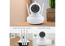 2 MP 1080P Wireless Wifi Smart IP Camera Home Security Surveillance System CCTV Cam Baby Monitor Motion Detection IR Night Light 3 Antennas with RJ45 Network Port