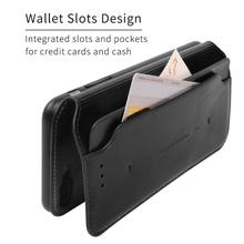 Soft Samsung S9 Plus XUNDD GRA Pu Leather Case Flip Wallet (Black)