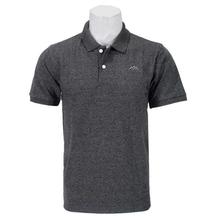 Blackish Grey Polo T-Shirt For Men