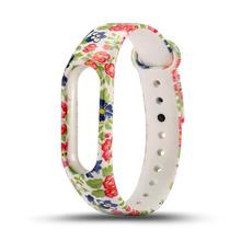 Colorful Silicone Strap Xiaomi Mi Band 2 Wristband Camouflage Wrist