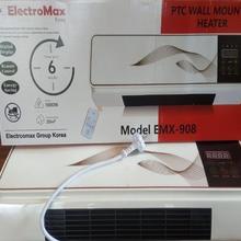 Electromax 908 Wall Heater/Air Cooler With Remote Control Wall Mounted Fan Heater