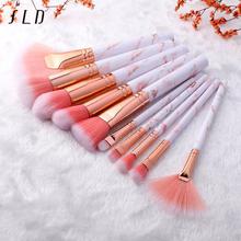 FLD 10 Pcs Professional Makeup Brush Set Full Function