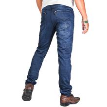 Virjeans Stretchy Ripped Design Biker Denim / Jeans Pant (VJC 711) Washed Blue