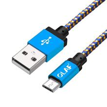 OLAF Micro USB Cable 1m 2m 3m Fast Data Sync Charging Cable For Samsung Huawei Xiaomi LG Andriod Microusb Mobile Phone Cables