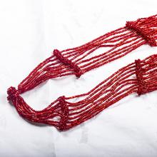 Pote Store's Red Pote Clip Spring Harmony Haar  Necklace