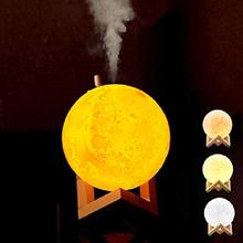 13 cm 880 ml Air Humidifier Oil Diffuser Aromatherapy Household 3D Moon Lamp Home Decor Creative Gift