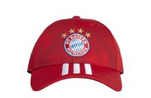 Adidas True Red FC Bayern 3 Stripe Cap - DI0244