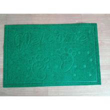 Footprint Welcome Microfiber Doormat (Green )